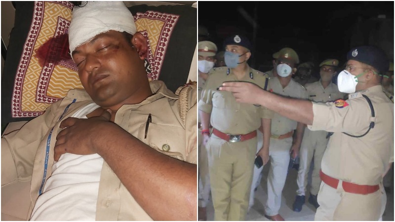police attack kanpur dehat