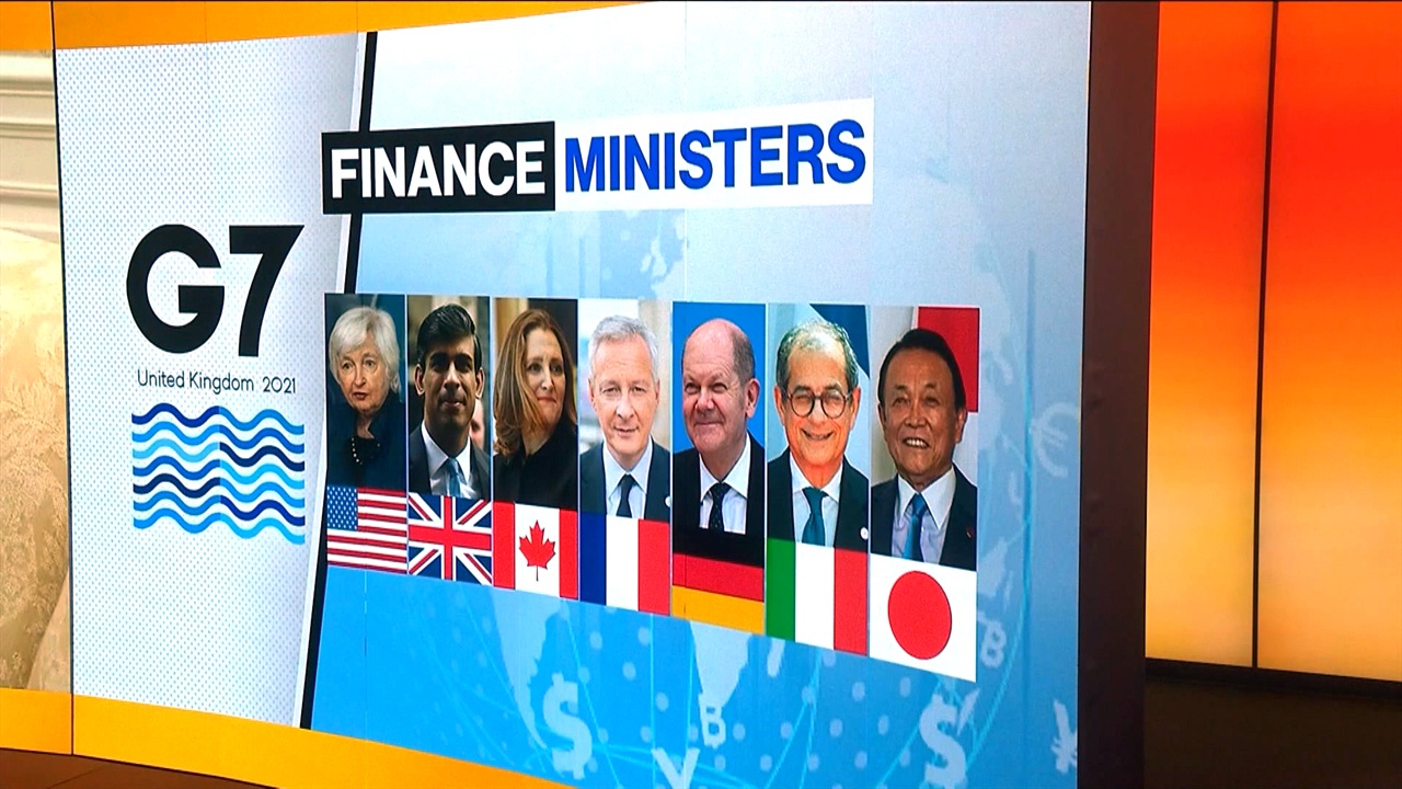 बहुराष्ट्रीय कंपनियों के लिए कर में एकरूपता लाने के लिए G-7 राष्ट्रों के वित्त मंत्रियों ने चर्चा की.